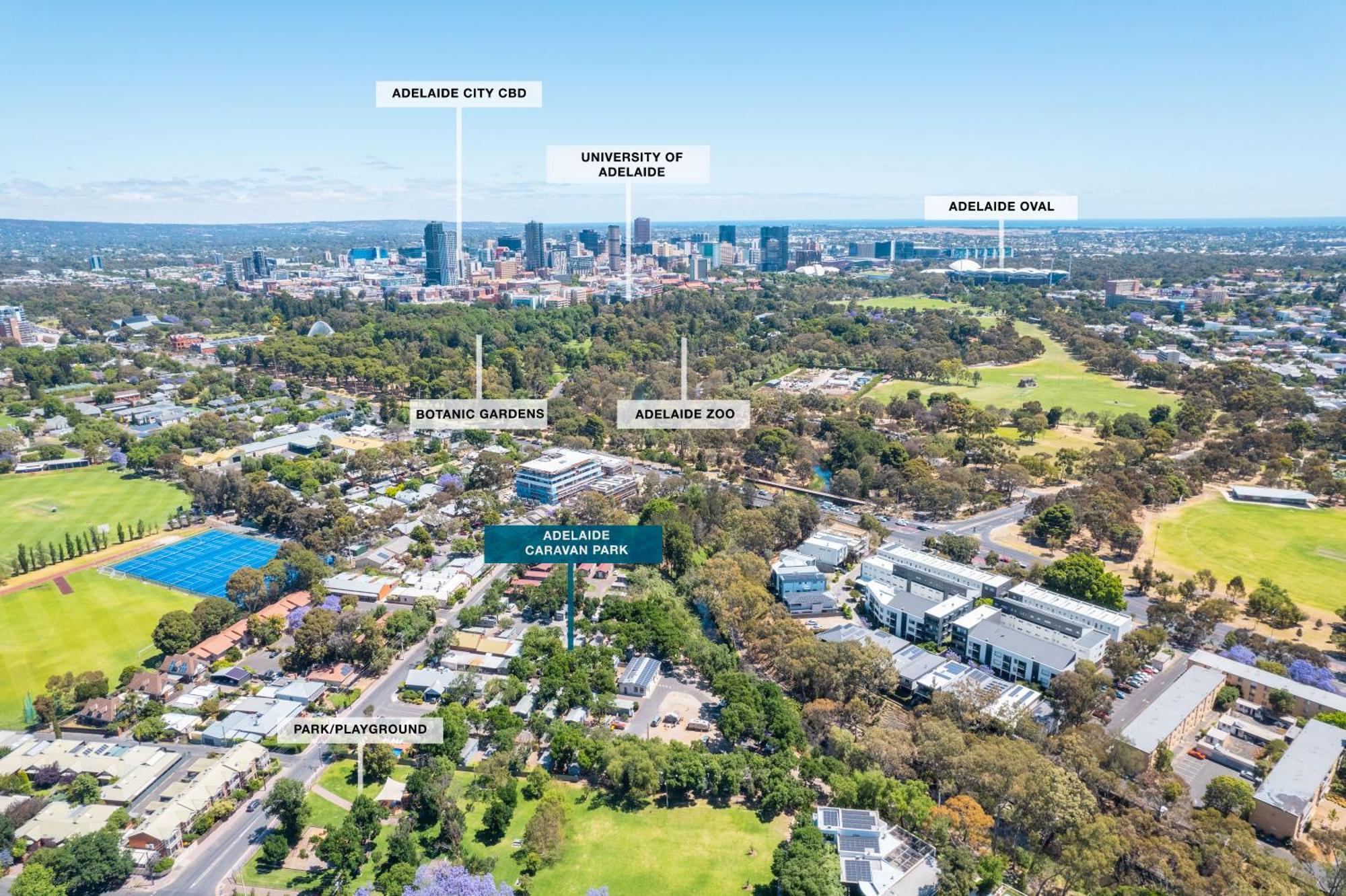 Adelaide Caravan Park - Aspen Holiday Parks Bagian luar foto